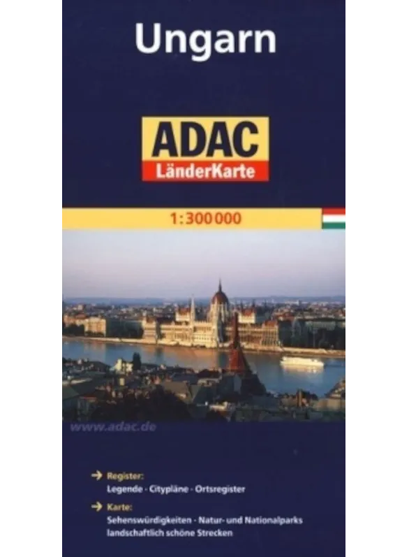 ADAC Mapa Węgry 1:300 000 - obrazek 1